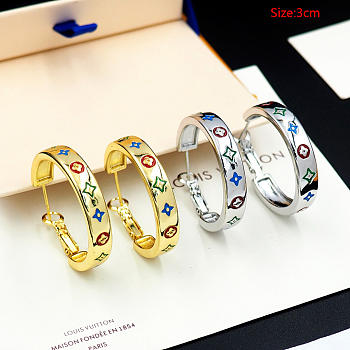 Louis Vuitotn Loop Earrings