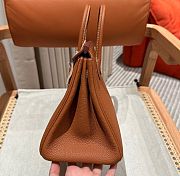 Hermes birkin togo leather silver hardware 25 - 6