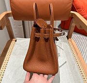 Hermes birkin togo leather silver hardware 25 - 2