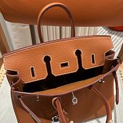 Hermes birkin togo leather silver hardware 25 - 3