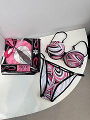 PUCCI Iride-print Bikini Pink - 1