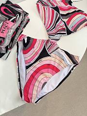 Pucci Iride print Swimsuit Emilio Pucci Rosa - 6
