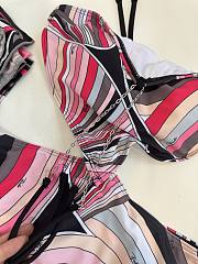 Pucci Iride print Swimsuit Emilio Pucci Rosa - 5