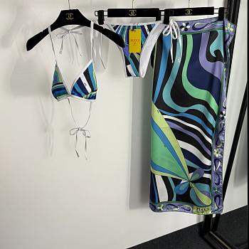 Pucci Emilio Pucci Iride Printed Bikini Set