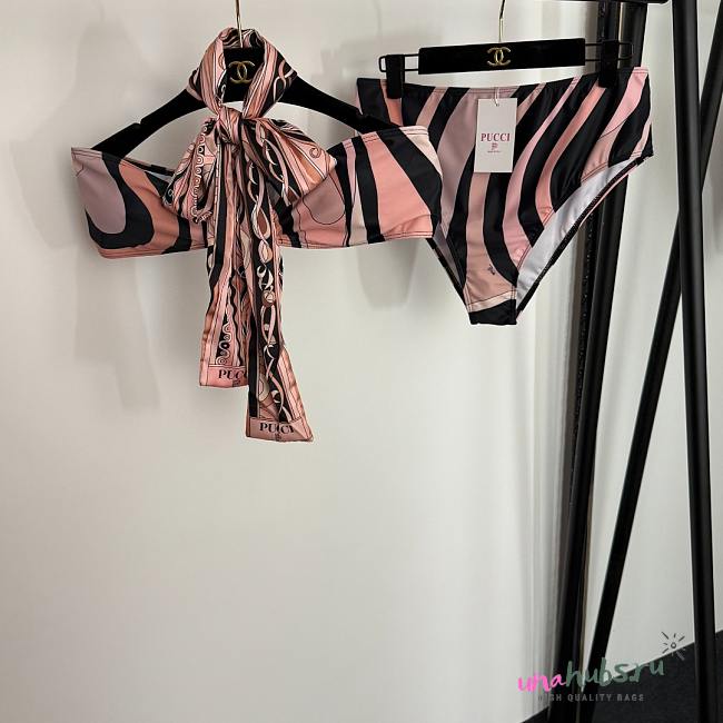 Pucci Emili Brown Marmo-Print Set - 1