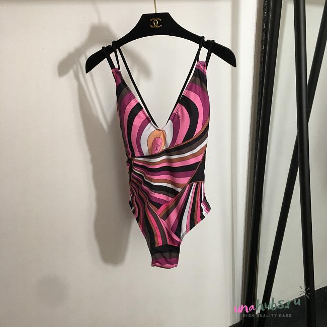 Pucci Orchidee swimsuit in pink - 1