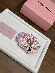 Miu Miu Pink Scrunchies - 6