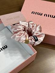 Miu Miu Pink Scrunchies - 5