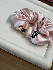 Miu Miu Pink Scrunchies - 4