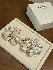 Celine White Scrunchies - 1