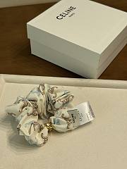 Celine White Scrunchies - 3