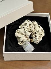 Celine White Scrunchies - 2