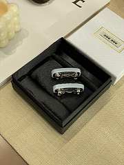 Miu Miu Plexiglas crystal blue hair clip - 5