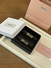 	 Miu Miu Plexiglas crystal brown hair clip - 5