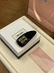 Miu Miu Patent Leather Hair Clip - 6