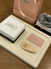 Miu Miu Patent Leather Hair Clip - 5