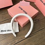 	 Miu Miu Patent Leather Headband - 5