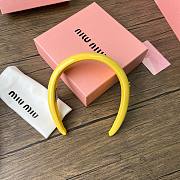 	 Miu Miu Patent Leather Headband - 4