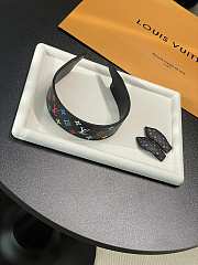 	 Louis Vuitton x Takashi Murakami black headband & hair clip - 6