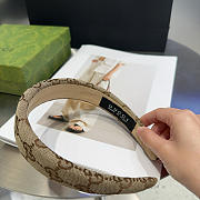 Gucci GG canvas hairband beige - 2