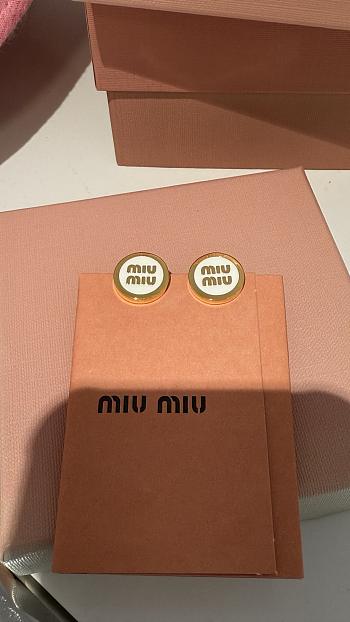 Miu Miu Round Earrings
