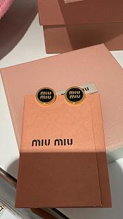 Miu Miu Round Earrings - 2