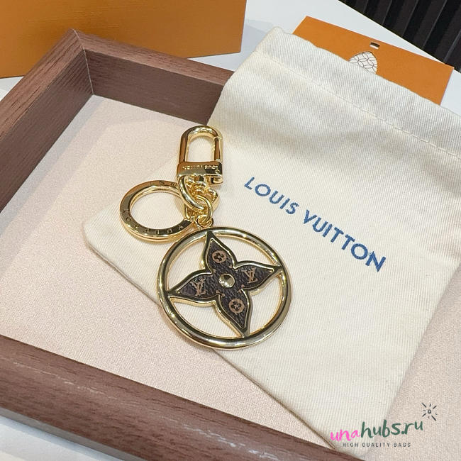 Louis Vuitton Monogram Canvas Puzzle Flower Bag Charm - 1
