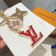 LOUIS VUITTON Porte Cles Spring Street Key Holder Gold Tone - 3