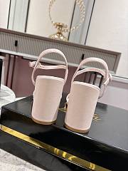 Christian Louboutin Miss Jane 85 leather slingback sandals in pink - 6