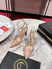 	 Christian Louboutin 100mm Condoroline Beige Pumps - 5