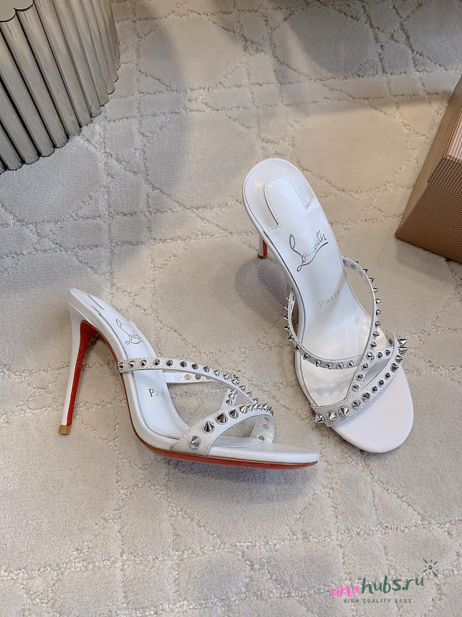 Christian Louboutin 85mm Tatoosh Spikes Mules - 1