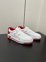 Christian Louboutin Astroloubi Spiked Leather and Mesh Sneakers  - 3