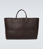Bottega Veneta Cabat Maxi Intrecciato leather tote bag - H43xW83xD29cm - 4