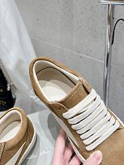 Rick Owens Green Leather Sneakers 02 - 6