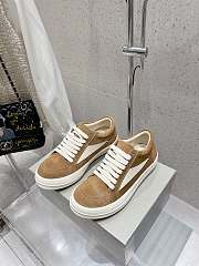Rick Owens Green Leather Sneakers 02 - 3