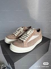 Rick Owens Brown Suede Sneakers - 6