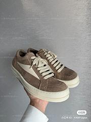 Rick Owens Brown Suede Sneakers - 4