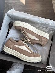 Rick Owens Brown Suede Sneakers - 3