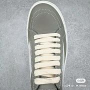 Rick Owens Green Leather Sneakers - 4