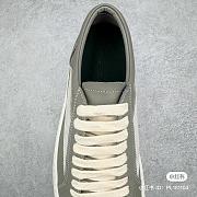 Rick Owens Green Leather Sneakers - 3