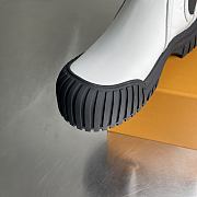 Louis vuitton White Ruby Flat Ankle Boots - 5