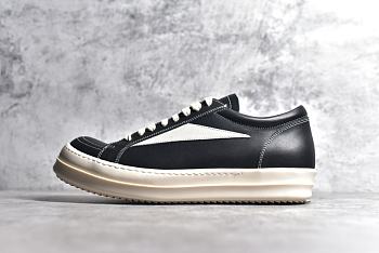 	 Rick Owens Black Leather Sneakers