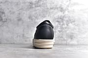 	 Rick Owens Black Leather Sneakers - 5