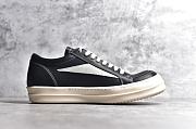 	 Rick Owens Black Leather Sneakers - 2
