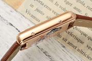 	 Cartier Tank Louis Cartier Brown Watch - 29.5x22mm - 4