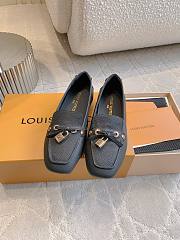 Louis Vuitton Black Flore Car Shoe - 1