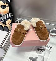 	 Miu Miu Suede mules Brown - 1