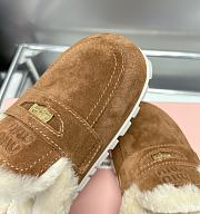 	 Miu Miu Suede mules Brown - 6