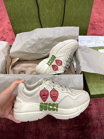 Gucci Rhyton Sneaker Ivory Wild Rose 
