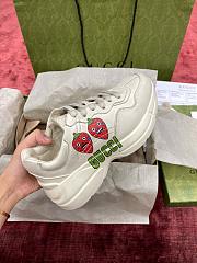 Gucci Rhyton Sneaker Ivory Wild Rose  - 4